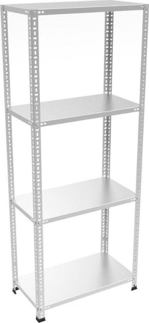 4 Katlı Galvaniz Çelik Raf. Depo, Arşiv, Dosya Rafı 1.50 Mm-43x75-200 Cm