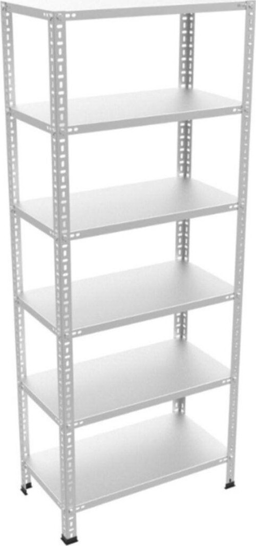 Çelik Raf 6 Katlı 31x93x200cm Galvaniz Çelik Raf.depo,arşiv,kiler,dosya,market,bakkal Rafı