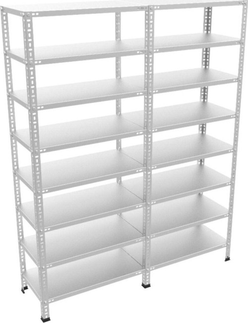 8 Katlı Duble Galvaniz Çelik Raf.depo,arşiv,dosya Rafı. 0.70 Mm-59x93-200cm