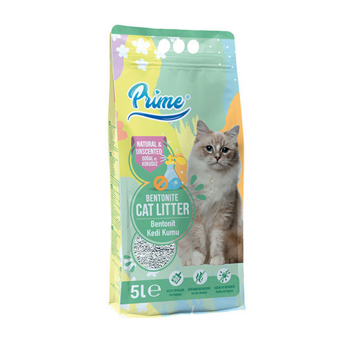İnce 5 Lt Kokusuz Bentonit Kedi Kumu