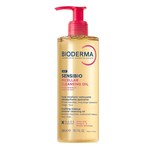 Sensibio Micellar Cleansing Oil Hassas & Normal Ciltler Yağ Bazlı Yüz&Göz Makyaj Temizleyici 300 ML
