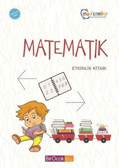 Matematik Etkinlik Kitabı-48 Ay ve Üzeri Mavi Çember Okul Öncesi Eğitim Seti