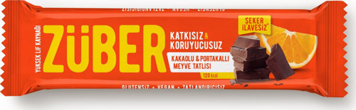 ZüBer Portakallı & Kakaolu Meyve Tatlısı 40 gr