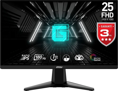 G255F 24.5 1920x1080 180Hz 1ms HDMI DP IPS Gaming Monitör