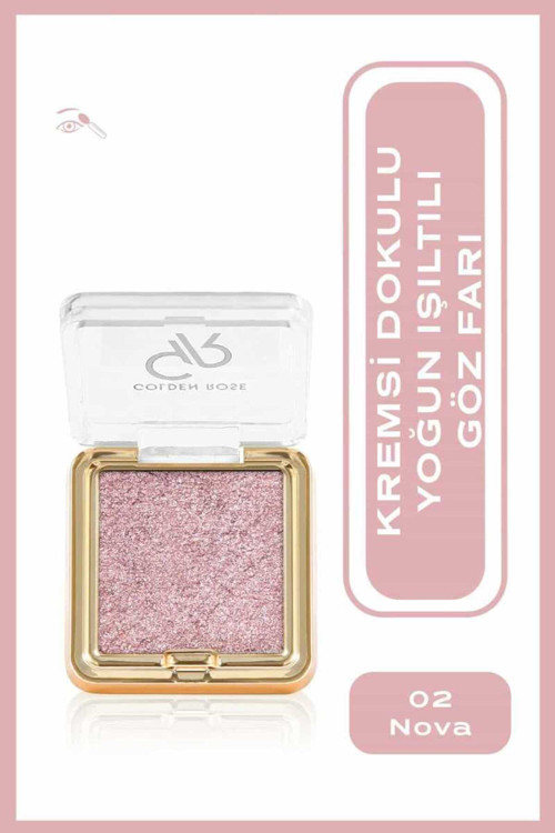 Glitter Glow Eyeshadow No: 02 Nova - Simli Kremsi Göz Farı