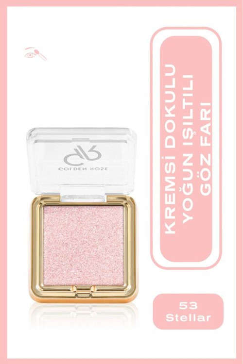 Sparkle Glow Eyeshadow No: 53 Stellar - Kremsi Dokulu Işıltılı Göz Farı