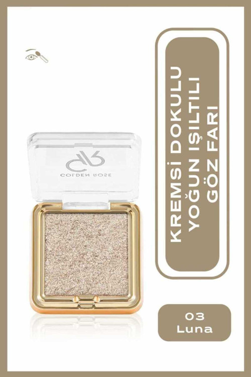 Glitter Glow Eyeshadow No: 03 Luna - Simli Kremsi Göz Farı