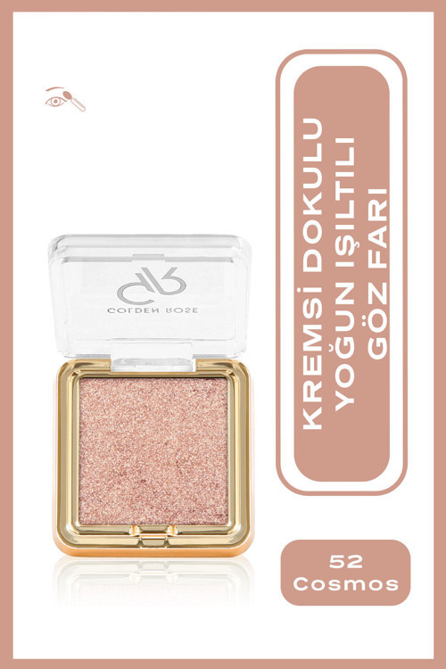 Sparkle Glow Eyeshadow No: 52 Cosmos - Kremsi Dokulu Işıltılı Göz Farı