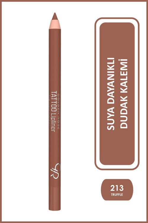 Tattoo Lipliner No: 213 Truffle - Suya Dayanıklı Uzun Süre Kalıcı Jel Dudak Kalemi