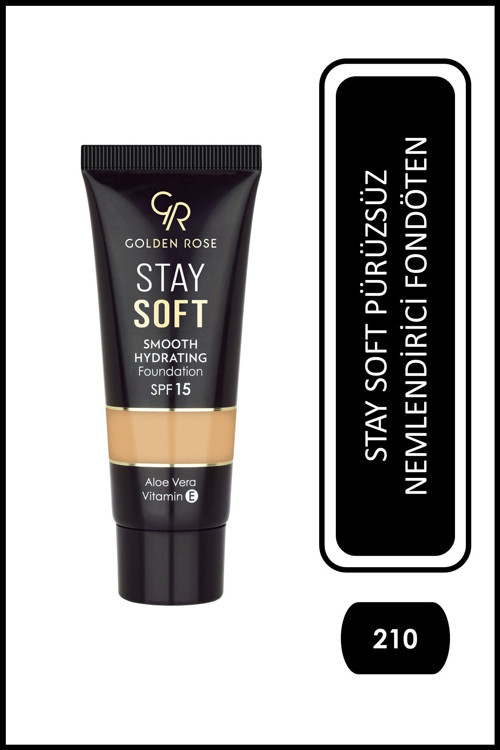 Stay Soft Smooth Hydrating Foundation No: 210 - Nemlendirici Fondöten Spf 15