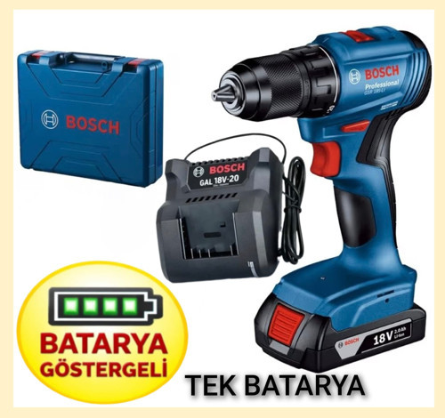 Gsb 185 Li Darbeli Matkap Vidalama Göstergeli Tek Batarya