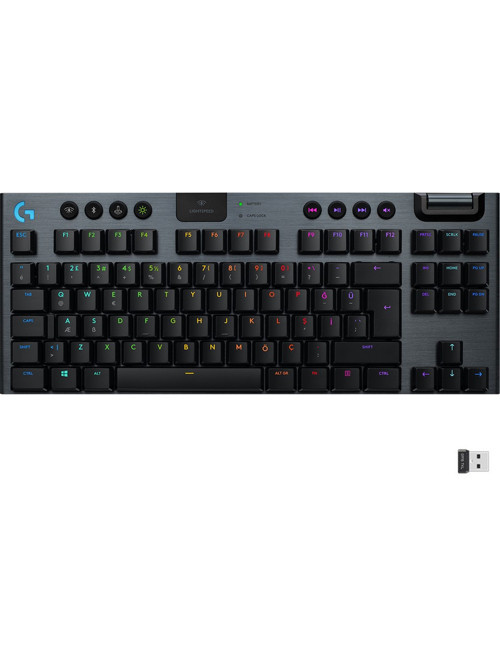 G915 TKL 920-009537 RGB Clicky Switch Kablolu/Kablosuz Mekanik Oyuncu Klavyesi