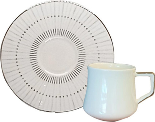 Direction Lines 6 Kişilik Çay Fincan Takımı 180 ml