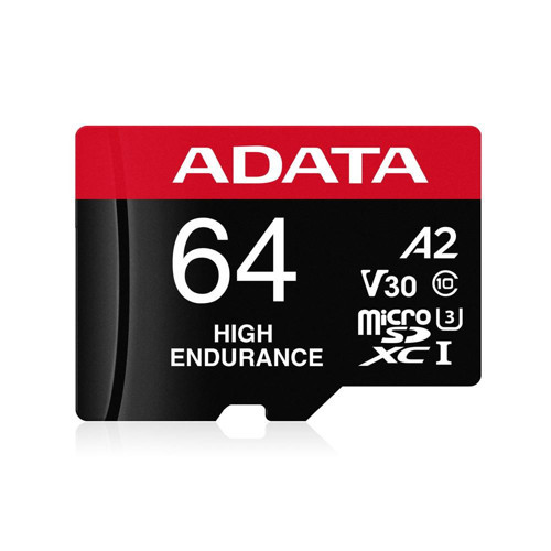 64 GB High Endurance microSDXC 4K U3 V30 A2 Hafıza Kartı
