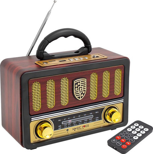 MAGICVOICE MV-114BT USB/SD/FM/BLUETOOTH DESTEKLİ TEK HOP LU NOSTALJİK RADYO