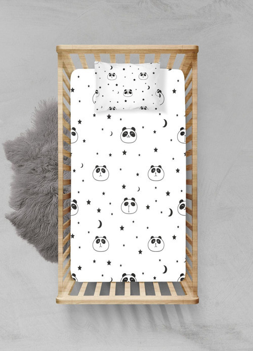%100 Pamuklu Lastikli Çarşaf Seti - (80x140+15cm) - PLCS52023308