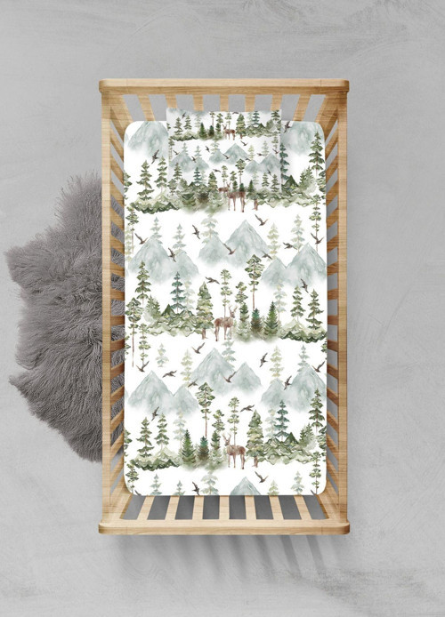 %100 Pamuklu Lastikli Çarşaf Seti - (70x110+15cm) - PLCS32023315
