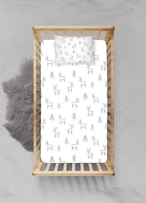 %100 Pamuklu Lastikli Çarşaf Seti - (90x190+20cm) - PLCS62023318
