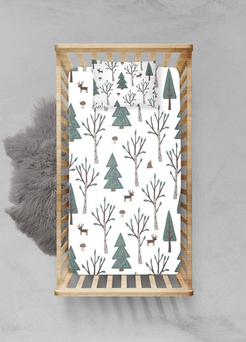 %100 Pamuklu Lastikli Çarşaf Seti - (80x140+15cm) - PLCS52023321