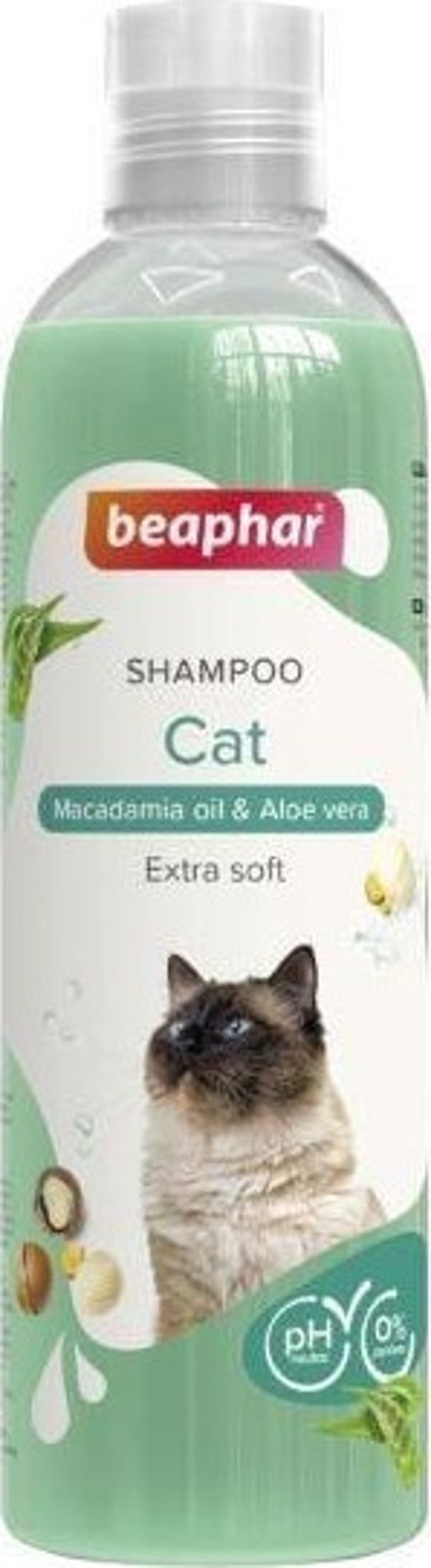 Macadamia Yağı ve Aloe Vera Özlü Kedi Şampuanı 250 Ml