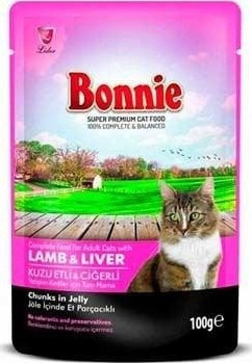 Puppy Kuzu Etli ve Ciğerli Pouch Yetişkin Konserve Kedi Maması 100 Gr