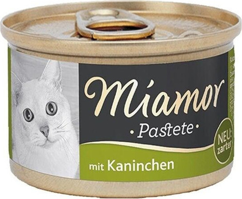 Miamor Pastete Tavşanlı Tahılsız Konserve Kedi Maması 85 Gr