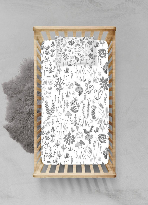 %100 Pamuklu Lastikli Çarşaf Seti - (80x140+15cm) - PLCS52023325