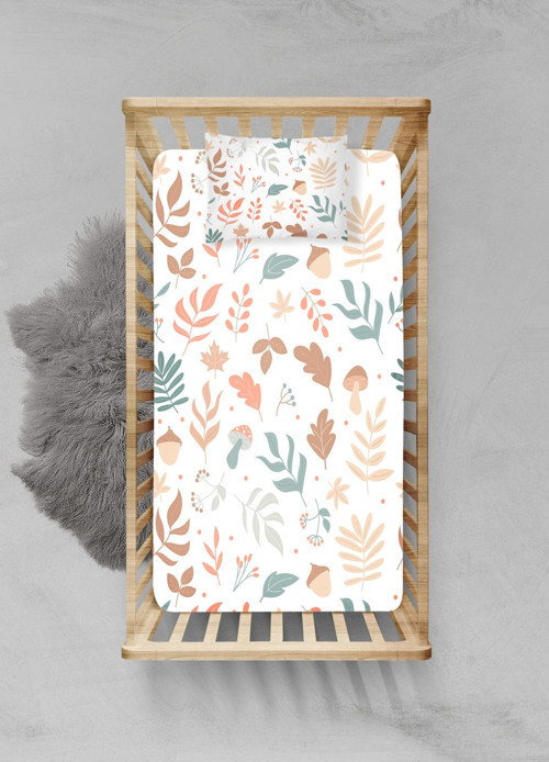 %100 Pamuklu Lastikli Çarşaf Seti - (60x120+15cm) - PLCS22023326