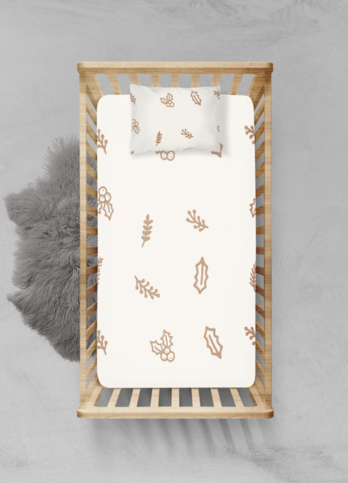 %100 Pamuklu Lastikli Çarşaf Seti - (60x120+15cm) - PLCS22023330