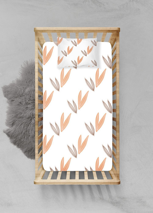 %100 Pamuklu Lastikli Çarşaf Seti - (70x130+15cm) - PLCS42023333