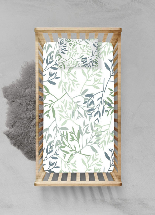 %100 Pamuklu Lastikli Çarşaf Seti - (60x120+15cm) - PLCS22023336
