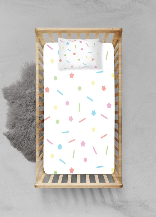 %100 Pamuklu Lastikli Çarşaf Seti - (70x110+15cm) - PLCS32023346