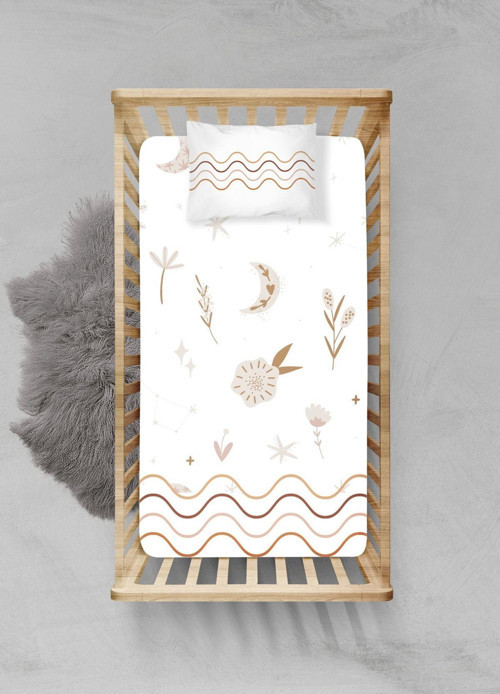%100 Pamuklu Lastikli Çarşaf Seti - (80x140+15cm) - PLCS52023004