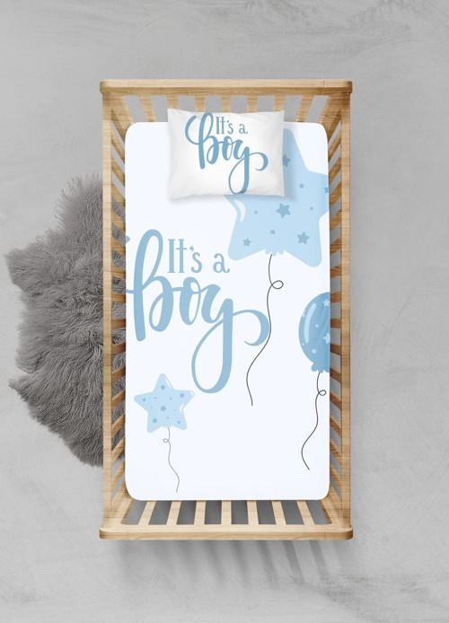 %100 Pamuklu Lastikli Çarşaf Seti - (60x120+15cm) - PLCS22023006