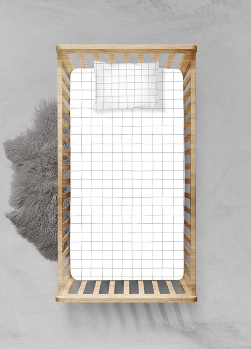%100 Pamuklu Lastikli Çarşaf Seti - (70x130+15cm) -PLCS42023015