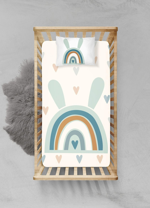 %100 Pamuklu Lastikli Çarşaf Seti - (70x110+15cm) - PLCS32023022
