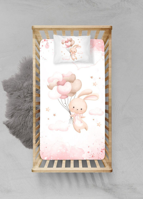 %100 Pamuklu Lastikli Çarşaf Seti - (80x140+15cm) - PLCS52023026