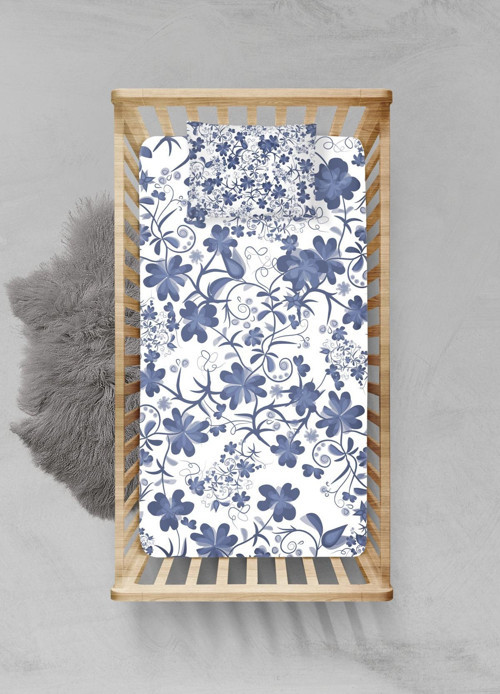 %100 Pamuklu Lastikli Çarşaf Seti - (80x140+15cm) - PLCS52023032