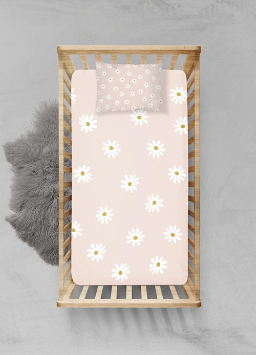 %100 Pamuklu Lastikli Çarşaf Seti - (70x130+15cm) -PLCS42023035
