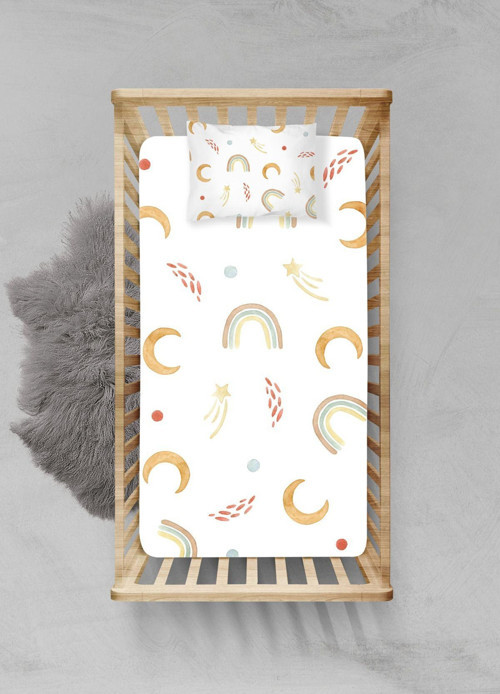 %100 Pamuklu Lastikli Çarşaf Seti - (55x95+15cm) - PLCS12023038