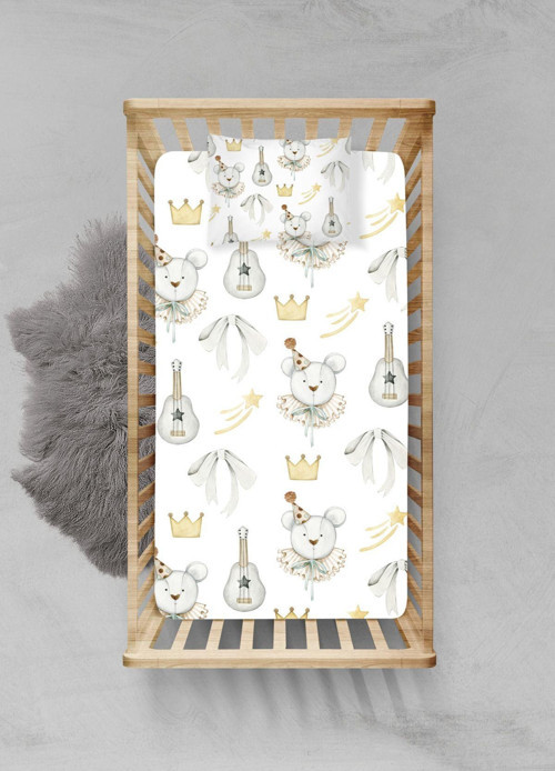 %100 Pamuklu Lastikli Çarşaf Seti - (55x95+15cm) - PLCS12023042