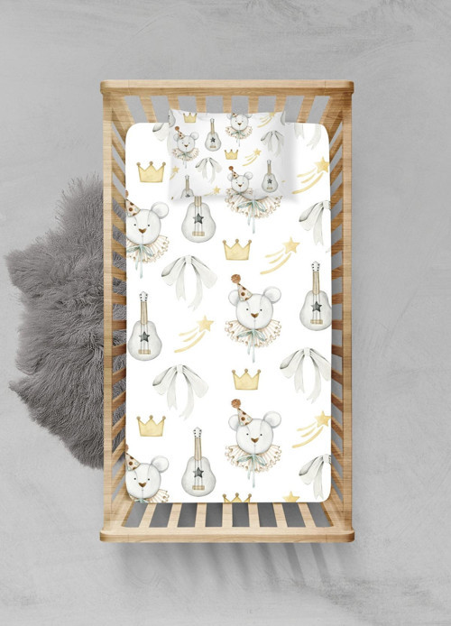 %100 Pamuklu Lastikli Çarşaf Seti - (70x110+15cm) - PLCS32023042