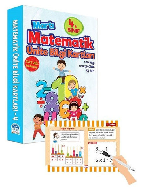 4.Matematik Ünite Bilgi Kartları