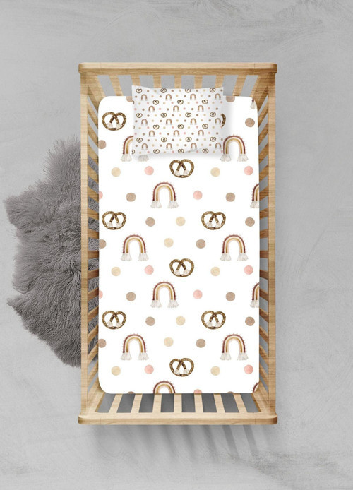 %100 Pamuklu Lastikli Çarşaf Seti - (55x95+15cm) - PLCS12023049