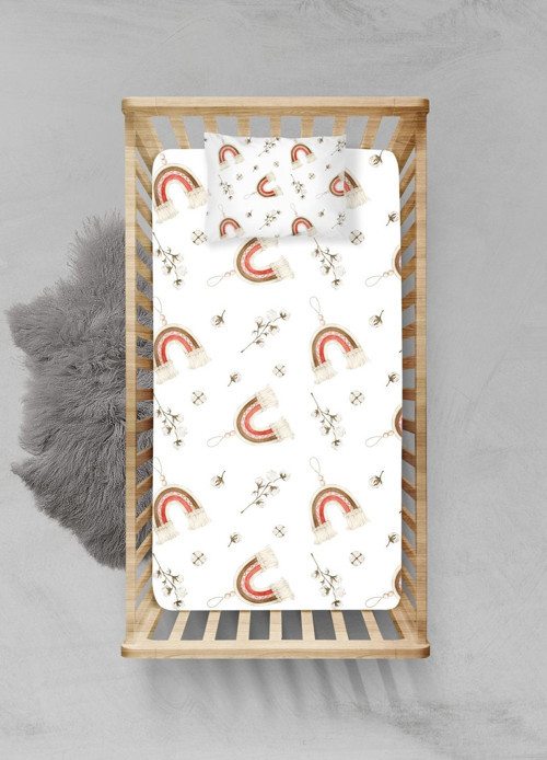 %100 Pamuklu Lastikli Çarşaf Seti - (60x120+15cm) - PLCS22023053
