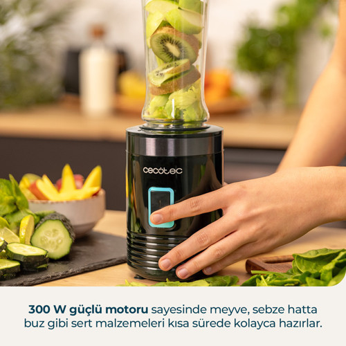 Power Titanium 350 Taşınabilir Smoothie Blender Şarjlı Mini Portatif Blender