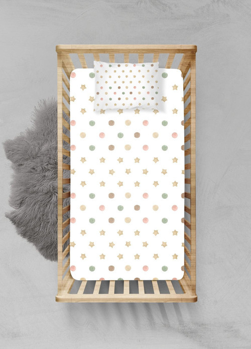%100 Pamuklu Lastikli Çarşaf Seti - (100x200+20cm) - PLCS72023055