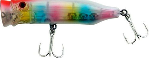 Salt Popper 70mm 9.5gr Su Üstü Maket Balık 194 Candy Rainbow