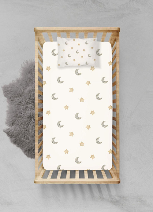 %100 Pamuklu Lastikli Çarşaf Seti - (70x110+15cm) - PLCS32023057