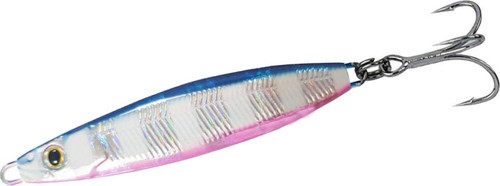 Psycho Sprat 60g Metal Jig Yem Blue Pink Zebra